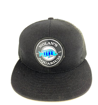 Nolan’s Aquarium Black Mesh SnapBack Hat