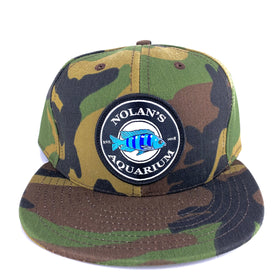 Nolan’s Aquarium Camo SnapBack Hat