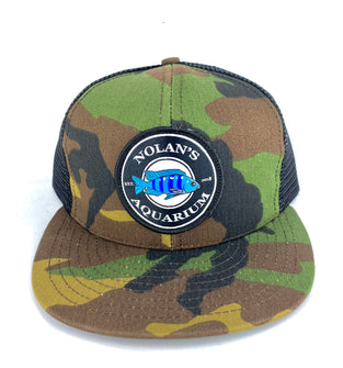 Nolan’s Aquarium Camo Mesh SnapBack Hat