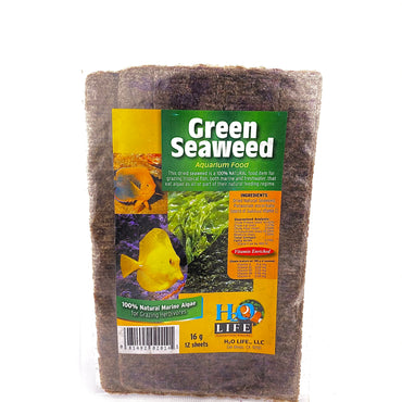 16G Green Seaweed for both Freshwater and Saltwater Fish